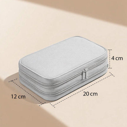 Cable Organizer Bag Grey – Travel & Storage Accessories – Compact & Portable – Water-Repellent – For Cables & Electronics.