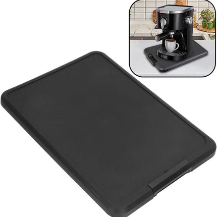 Allecto Kitchen Appliance Sliding Tray - Rolling Tray - Handy - Black - Storage Accessories - Suitable for various models - Kitchen Appliance Storage System.
