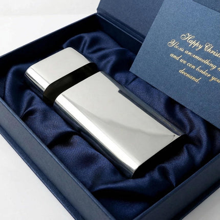 Stainless Steel Travel Case Portable Holder for Light Humidor Storage Accessories with Handle.