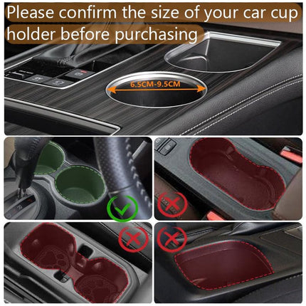 Portable car storage accessories, car beverage tray, car cup tray, 360-degree rotatable, adjustable insert foot 7.5 cm.