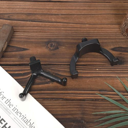 sanding hooks compatible with Suncast and Craftsman, plastic U- and V-shaped tool hangers, storage accessories for sanding boards, rakes, shovels, and hammers (black).