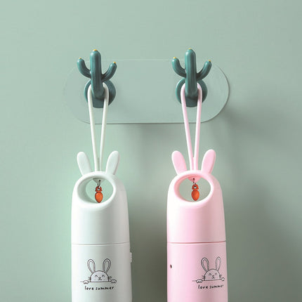 4 pieces - Hooks - Storage racks - Wall mounting - Storage accessories - No drilling required - Home decoration - Suitable for behind doors - Bathrooms - Kitchens - Green - 6*3.8 cm.