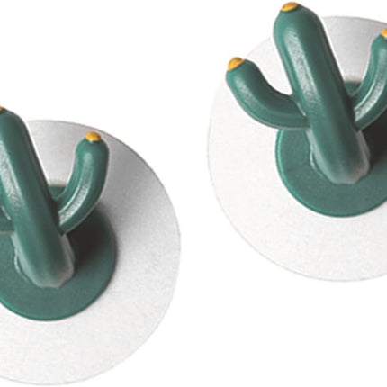 4 pieces - Hooks - Storage racks - Wall mounting - Storage accessories - No drilling required - Home decoration - Suitable for behind doors - Bathrooms - Kitchens - Green - 6*3.8 cm.