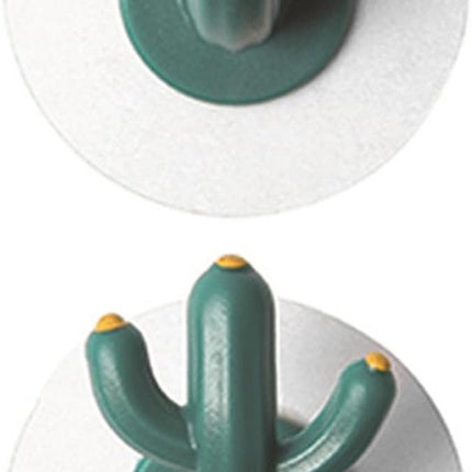 4 pieces - Hooks - Storage racks - Wall mounting - Storage accessories - No drilling required - Home decoration - Suitable for behind doors - Bathrooms - Kitchens - Green - 6*3.8 cm.