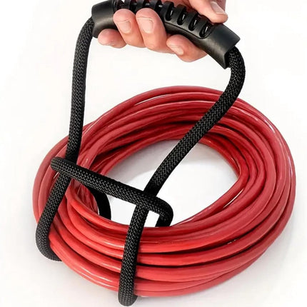4 pieces - Cable management strap - Cable management strap - Carrying rope - Handle - Storage rope - Storage accessories - Suitable for cable storage - Tools - Water pipes - Black - 10*40cm.