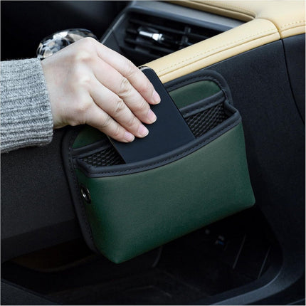 Car storage bag - 18*15*5.5 cm - Car storage bag - Storage - Universal car storage bag - Self-adhesive storage bag - Car essentials - Universal storage accessories for the car seat holder.