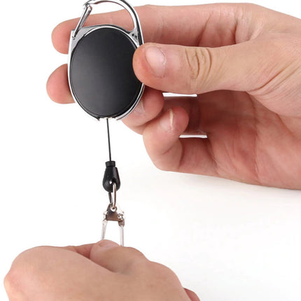 Retractable keychain with clip - Keys and cards - Recoil.