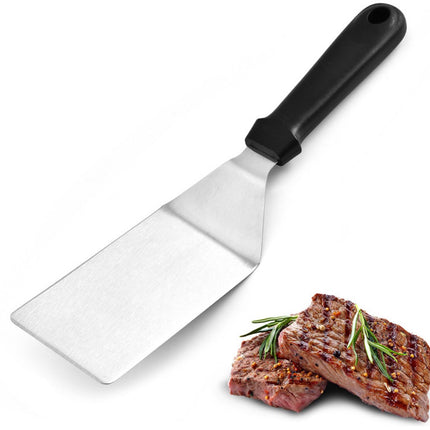 Stainless Steel BBQ Spatula - Barbecue Spatula - BBQ Accessories - Spatula - BBQ Essentials - Steak Spatula - Barbecue Spatula - Kitchen Tools - Barbecue Spatula - Stainless Steel Spatula - Teppanyaki Spatulas - Grill Spatula - Stainless Steel Grill Scrap.
