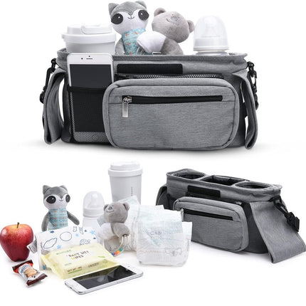 Stylish six-piece bathroom set with soap dispenser and storage accessories.