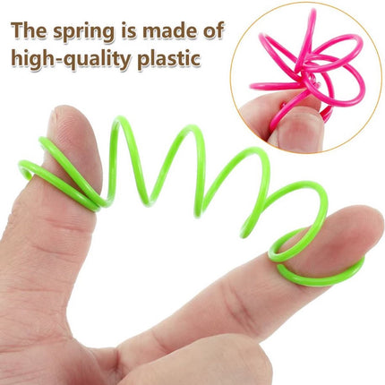 Cat Feather Sniffing Pack - Colored - 6 pieces | Cat Toys - Spring - Cat Toys - Springs - Cat Toy - Toys for Cats - Play Feather - Kittens.