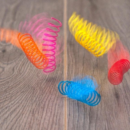 Cat Feather Sniffing Pack - Colored - 6 pieces | Cat Toys - Spring - Cat Toys - Springs - Cat Toy - Toys for Cats - Play Feather - Kittens.