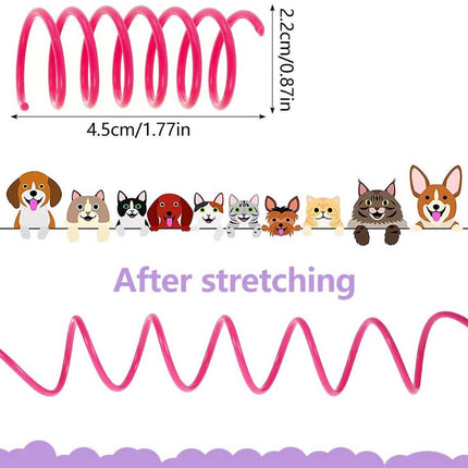 Cat Feather Sniffing Pack - Colored - 6 pieces | Cat Toys - Spring - Cat Toys - Springs - Cat Toy - Toys for Cats - Play Feather - Kittens.