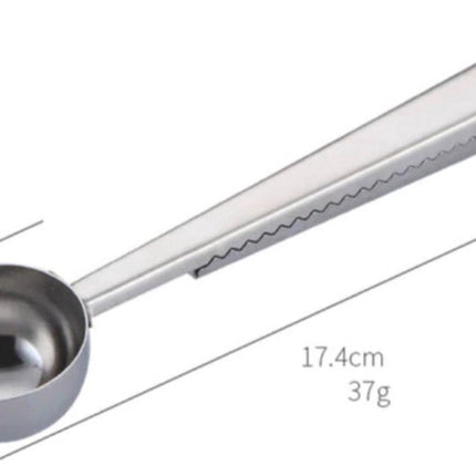 Coffee Scoop – Measuring Scoop – Coffee Accessories – Scoop – Scoops – Coffee Scoop – Airtight Seal – Closure – Seal – Grey – 3D.