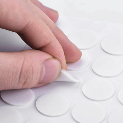 Double-Sided Glue Dots Candle Wick Stickers - 18 mm - 100 Stickers.