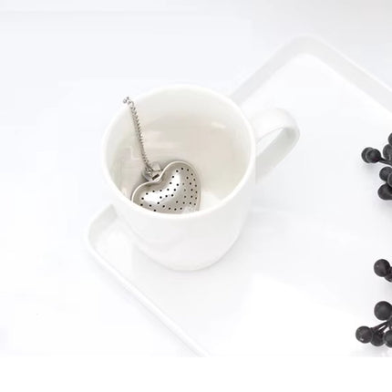 Stainless Steel Heart-shaped Tea Infuser | Male Tea Filter | Separate Tea Strainer | Herb Heart | Sieve | Tongs | Infuser | Tea Egg | Mr Tea | Little Tea Man | Stainless Steel.