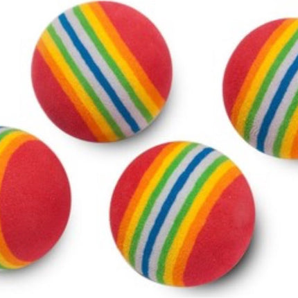 4 Pieces Cat Balls | Cat Toys | Cat Toys | Interactive Play | Kittens | 3.5 CM | Rainbow 4 Pieces.