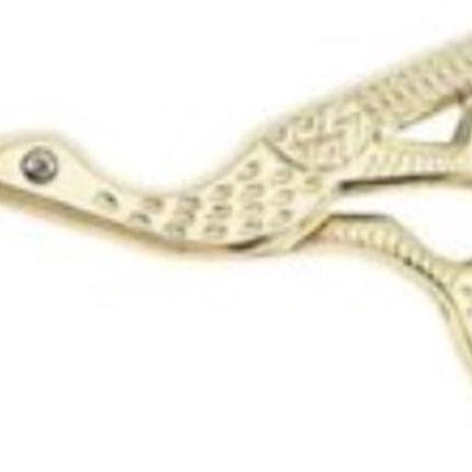 Textile Scissors | Embroidery Scissors | Fabric Scissors | Stork Scissors Model | Craft Scissors | GOLD.