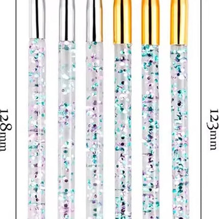 Nail Art Pens Set of 3 | Nail Brushes | GOLD.