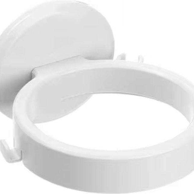 No Drilling Required Hair Dryer Holder | Hair Dryer Wall Bracket | Hair Dryer Holder | Hair Dryer Holder | Self-Adhesive | WHITE.