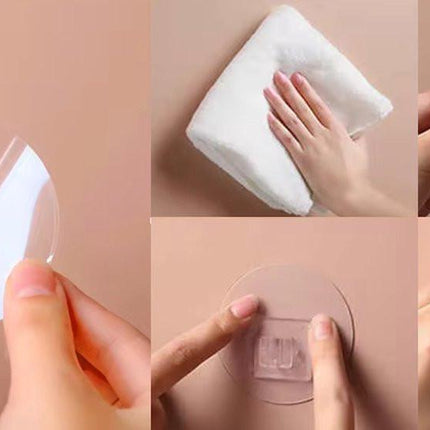 No Drilling Required Hair Dryer Holder | Hair Dryer Wall Bracket | Hair Dryer Holder | Hair Dryer Holder | Self-Adhesive | WHITE.