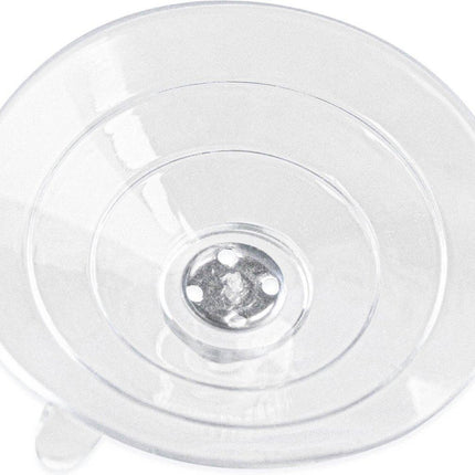 Brute Strength - 15 x Threaded Suction Cup - 40MM M4x10 - Suction cup with hook alternative to window film - sun protection suction cups - suction cup hooks - nut – bolt - glass - hanging hooks.