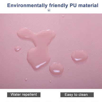 Dengjunhu Desk Pad Protector,Mouse Pad,Office Desk Mat, Non-Slip Desk Blotter, Laptop Desk Pad, Waterproof Desk Writing Pad for Office and Home Pink.
