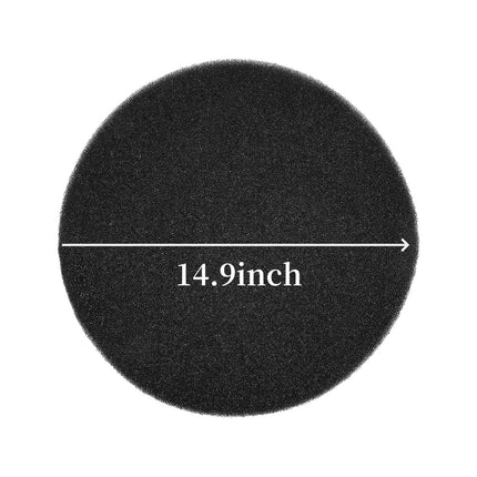 14.9Inch Black Oil Drain Splash Pad,Oil Change Mat,Round No Splatter Pad,High Temperature Splash Pad,Oil Spill Mat for Car Oil Changing (Round).