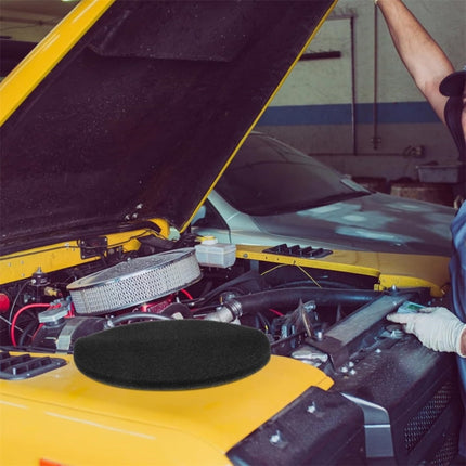 14.9Inch Black Oil Drain Splash Pad,Oil Change Mat,Round No Splatter Pad,High Temperature Splash Pad,Oil Spill Mat for Car Oil Changing (Round).