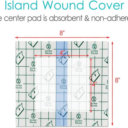 25 Pcs Waterproof Ostomy Shower Cover 8"x8" Stoma Bath Protector Shield Dressing Bandage for Colostomy Supply Pouch Guard Accessory 8x8 Inch (Pack of 25).