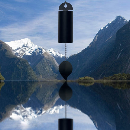 Deep Resonance Serenity Bell Large Metal Cylinder Wind Chimes Outdoor Windbell Deep Tone 30 Inch Garden Wind Chimes for Patio and Terrace Musical Windchime Outdoor and Home Decoration.