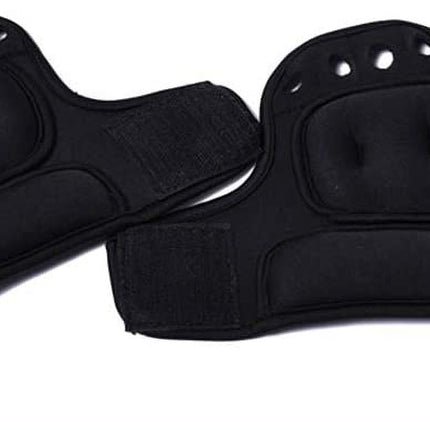 Weighted Exercise Gloves, Pair of 2 lb,Sandbag Weight Bearing Training Gloves Fitness Gloves with Wrist Suort for Gym Boxing, Cross Training, Cardio Workouts Black free size.