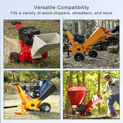 Tutuviw Wood Chipper Collection Bag,24 x 48" Big Capacity Leaf Shredder Chip Machine Bag,Reusable Lawn Wood Chipper Leaf Shredder Bag,Universal Leaf Collection Bag for Wood Slicer Splitter.