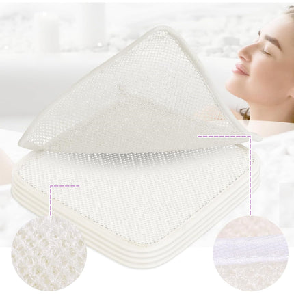 Exfoliating Washcloths,African Exfoliating Net,Reusable African Net Sponge,8.7x10.2In Beige Mutilfunction Wash Cloth for Face and Body Beige.