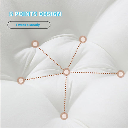 QZS Soft Nest Sleeper Pillow, Breathable Cotton Bed Pillow, Lounger Pillow, 1Pcs, 23.6 x 21.6'.