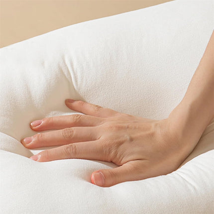 QZS Soft Nest Sleeper Pillow, Breathable Cotton Bed Pillow, Lounger Pillow, 1Pcs, 23.6 x 21.6'.