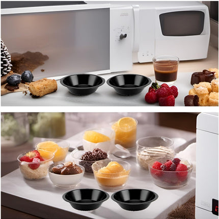 Tutuviw 6 Pack 5 inch Reusable Small Pie Pans, Nonstick Small Pie Tins, Carbon Steel Pie Pans, Mini Pie Pans for Baking, Round Bread and Meat Pie Tins Mini Pie Tins for Cake Dessert.