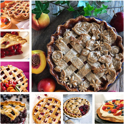Tutuviw 6 Pack 5 inch Reusable Small Pie Pans, Nonstick Small Pie Tins, Carbon Steel Pie Pans, Mini Pie Pans for Baking, Round Bread and Meat Pie Tins Mini Pie Tins for Cake Dessert.