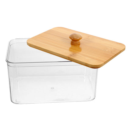 QIDITONG Laundry Sheet Holder With Lid Laundry Room Storage Containers Laundry Pod Container Jars Dryer Sheet Organizer Laundry Room Accessories 18.30X12.40X12.00CM Transparent.