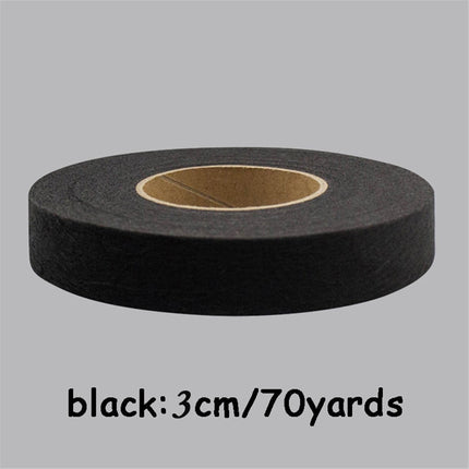 70 Yards Iron in Hemming Tape, 3cm Adhesive No Sewing Hem Tape, Iron in Tape for Hemming, Stitch Witchery Tape Sewing Tape, Fusible Tape Adhesive Wonder Web for Curtain, Pants, Clothes Black.
