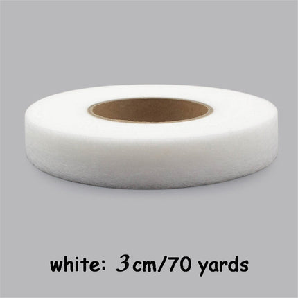 70 Yards Iron in Hemming Tape, 3cm Adhesive No Sewing Hem Tape, Iron in Tape for Hemming, Stitch Witchery Tape Sewing Tape, Fusible Tape Adhesive Wonder Web for Curtain, Pants, Clothes White.