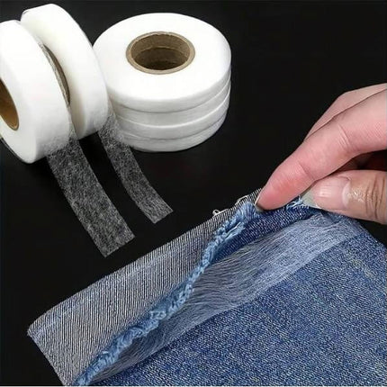 70 Yards Iron in Hemming Tape, 3cm Adhesive No Sewing Hem Tape, Iron in Tape for Hemming, Stitch Witchery Tape Sewing Tape, Fusible Tape Adhesive Wonder Web for Curtain, Pants, Clothes White.