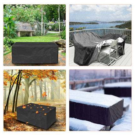 Rectangular Patio Table Cover Heavy Duty Waterproof Outdoor Furniture Set Cover 50" x 50" x 29".