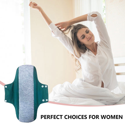 Heavy Incontinence Pads, Soft Cloths Menstrual Pads, Washable Sanitary Napkins, Reusable Menstrual Pads, Leak Proof Highly Absorbent Pures Cotton Reusable Menstrual Pad, 20*23cm A.