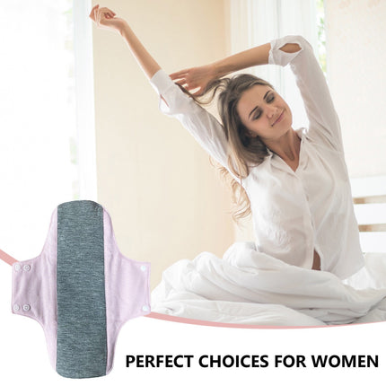Heavy Incontinence Pads, Soft Cloths Menstrual Pads, Washable Sanitary Napkins, Reusable Menstrual Pads, Leak Proof Highly Absorbent Pures Cotton Reusable Menstrual Pad, 20*23cm C.