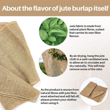 Burlap Fabric Roll,Tutuviw 13ft High Density Natural Jute Fiber,Multipurpose Burlap for Gardening Outdoor Plant Care Weed Barrier,DIY Crafts Decoration,Wedding Decor,Tree Trunk Wrap.