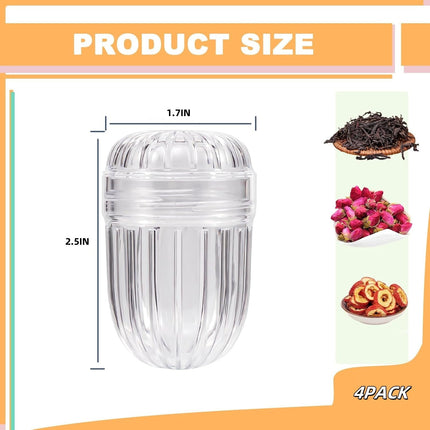 QZS 2.5x1.7In Fruit Infuser Insert,Set of 2 Reusable Fruit Infuser Water Pitcher for Iced Tea,Juice,Beverages,Water.