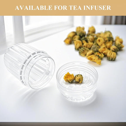 QZS 2.5x1.7In Fruit Infuser Insert,Set of 2 Reusable Fruit Infuser Water Pitcher for Iced Tea,Juice,Beverages,Water.