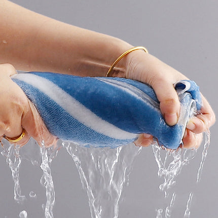 Clearance 8 Pack Plush Absorbent 100% Cotton Bath Towel Set, 2 Bath Towels 4 Hand Towels 2 Washcloths, Luxury 8 Piece Towel Set for Bathroom SPA Gym, Family Bath Towel Set Blue.