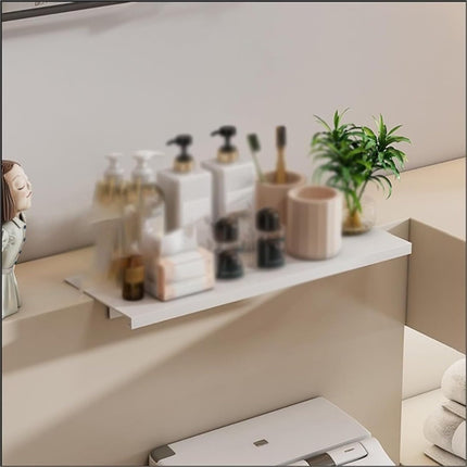 QZS Carbon Steel Countertop Board,15.75x7.9In Countertop Extension Board with Magnetic Base,1Pc No punching Window Sill Extender Plate for Office Bathroom 15.75" x 7.9".
