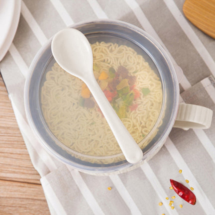 Soup Bowl with Handles,Soup Mug with Handles, Wide Large Cereal Bowl for Oatmeal, Gumbo, Salad, Ceramic Soup Cup, Microwave & Oven Safe 5.5x3.7inch A Clearance! Beige.